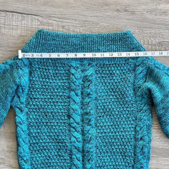 Anthropologie Sleeping On Snow Off-The-Shoulder Cable Knit Sweater (size XS) - Picture 11 of 15